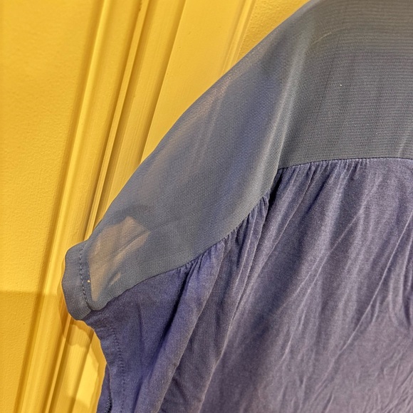 Blue Express Short Sleeve Blouse - Picture 5 of 5